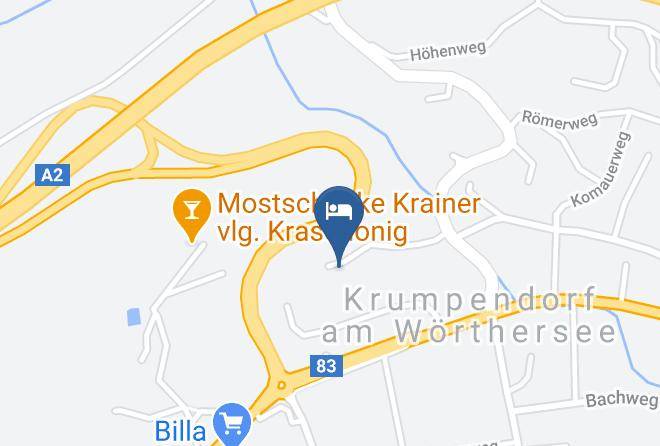 Klagenfurt Land - Pension Spick Maps
