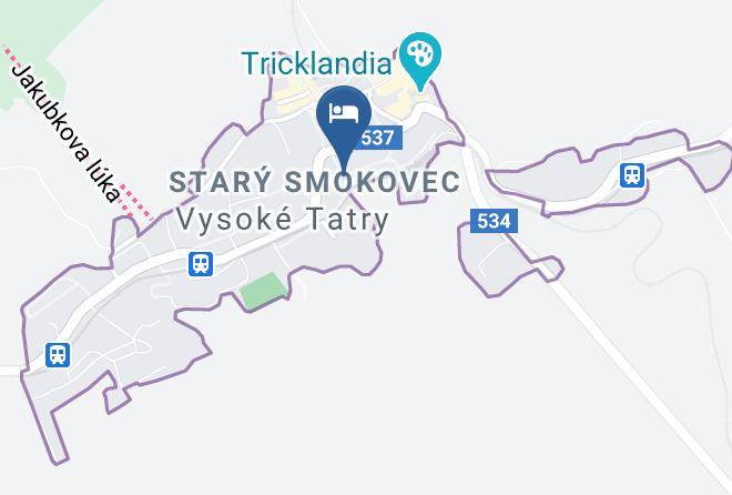 Poprad - Pension Sport Maps