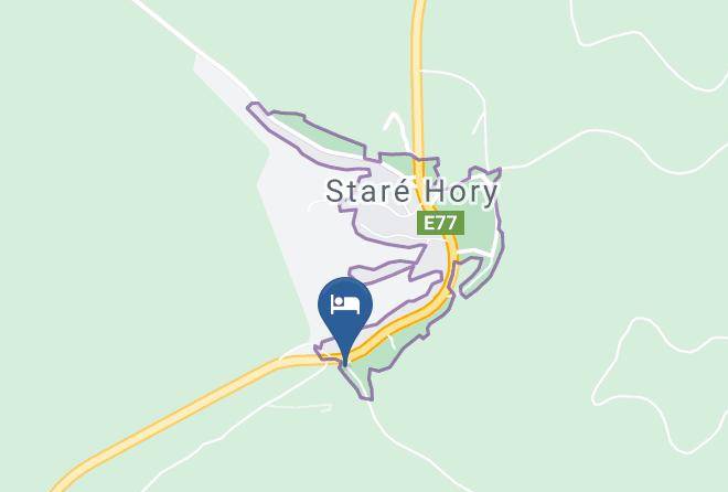 Stare Hory - Pension St Maria Maps