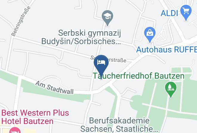 Bautzen - Pension Stadtwall Bautzen Maps