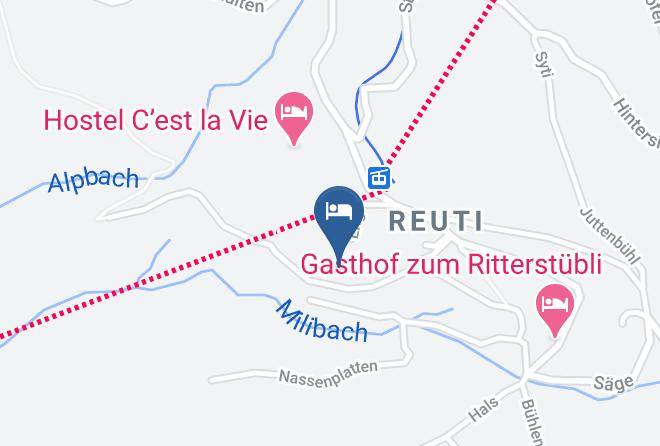 Interlaken Oberhasli - Pension Staldacher Maps
