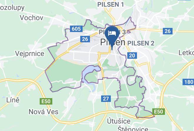 Pilsen - Pension Star Maps