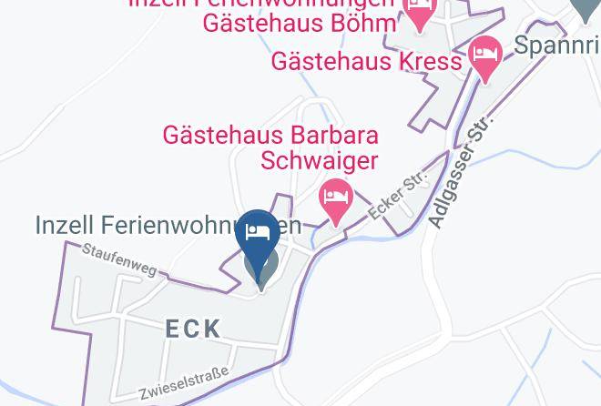 Traunstein - Pension Staufenhof Maps