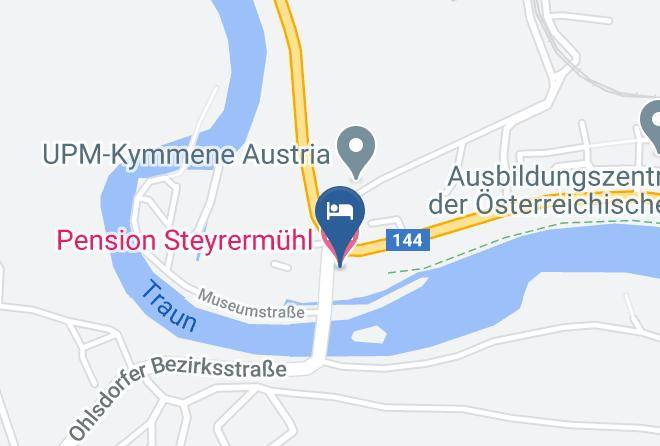 Gmunden - Pension Steyrermuhl Maps