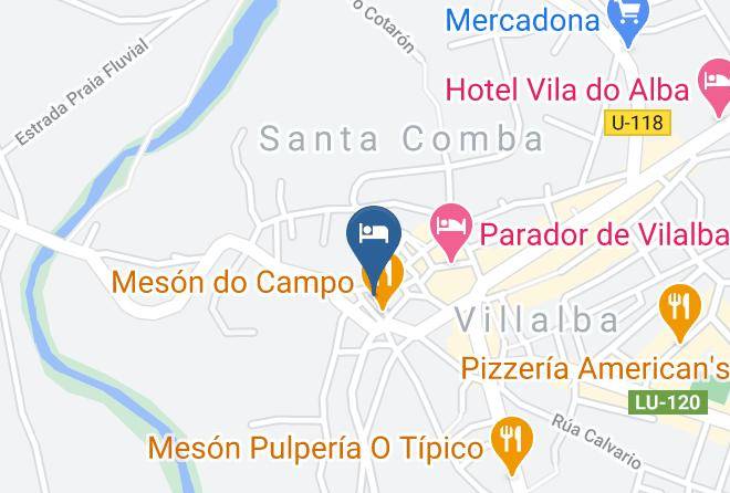Lugo - Pension Suites Camino Norte Maps