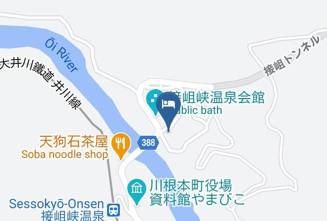 Kawanehon Townhaibara District - Pension Sumatakyo Maps