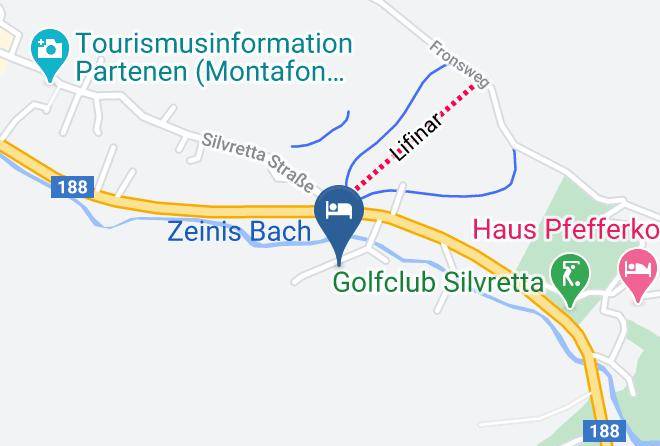 Bludenz - Pension Surava Maps