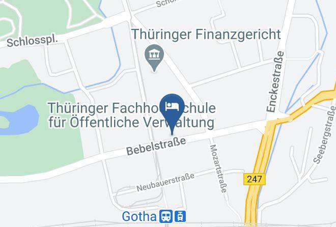 Gotha - Pension Suzette Maps