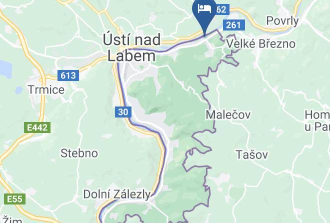 Usti Nad Labem - Pension Svadov Maps