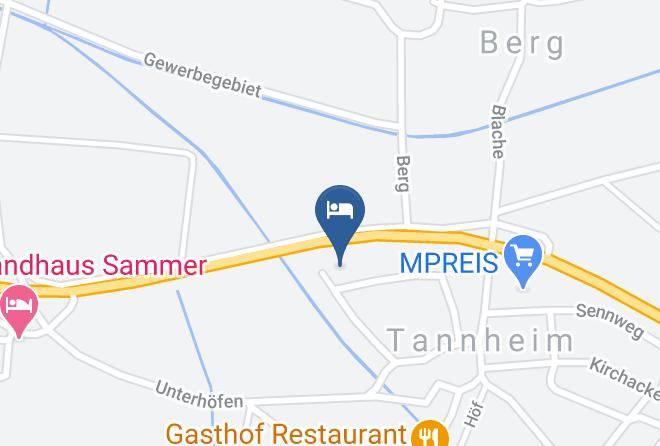 Reutte - Pension Tannheim Familie Kleiner Maps