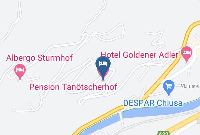 Bolzano - Pension Tanotscherhof Maps