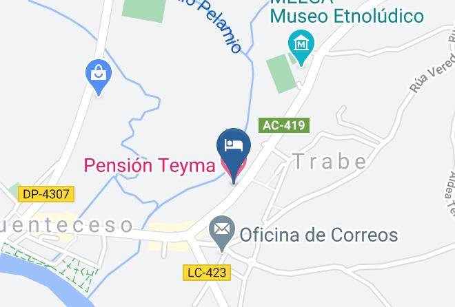 Auna - Pension Teyma Maps