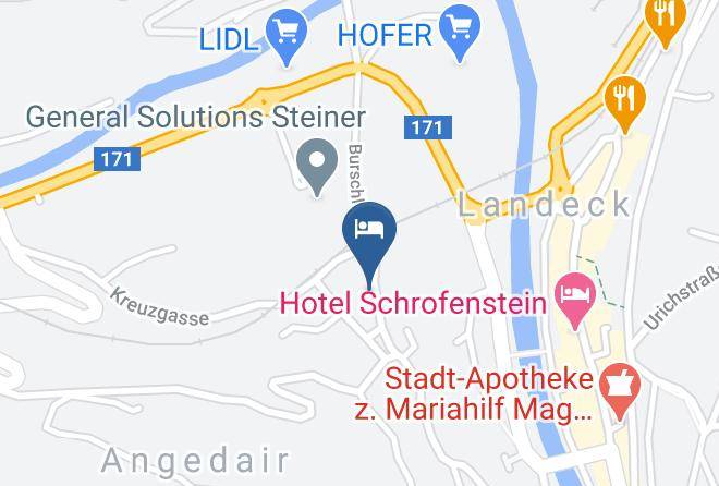 Landeck - Pension Thialblick Maps