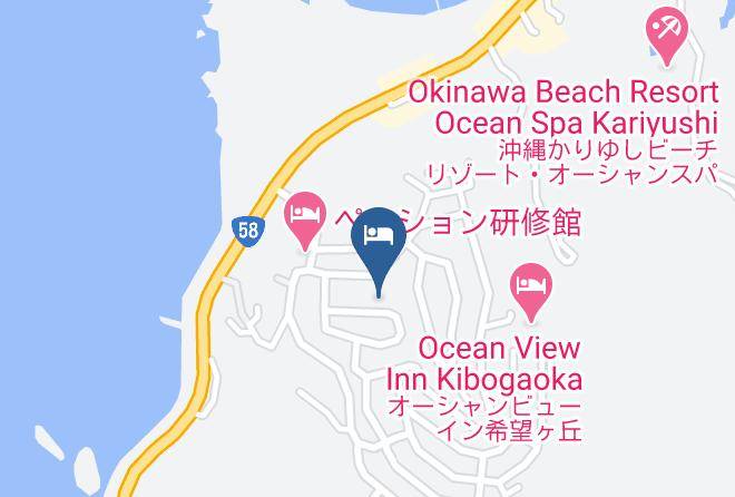 Onna Vil Kunigami District - Pension Three Peace Maps