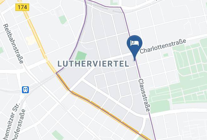Chemnitz - Pension Tiffany Maps