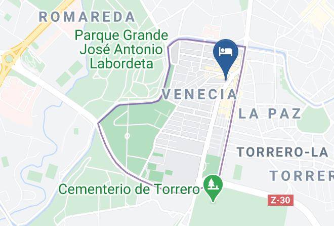 Zaragoza - Pension Torrero Maps