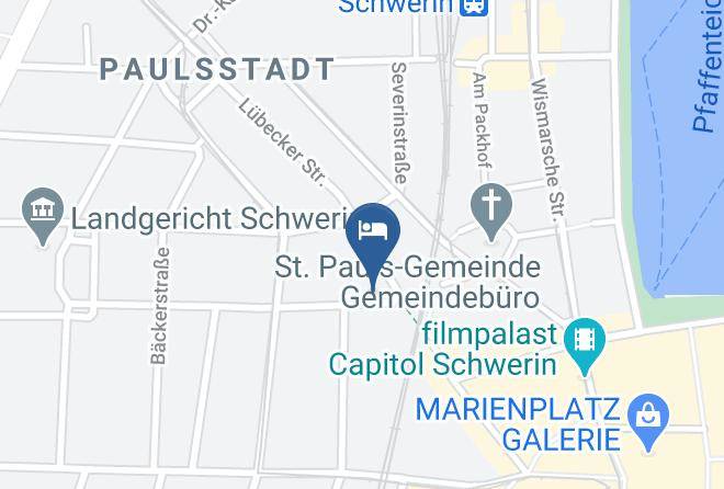 Schwerin - Pension Toscana Maps