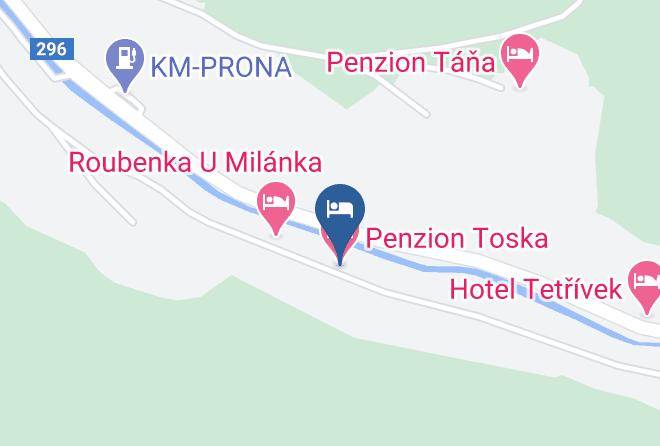 Trutnov - Pension Toska Maps