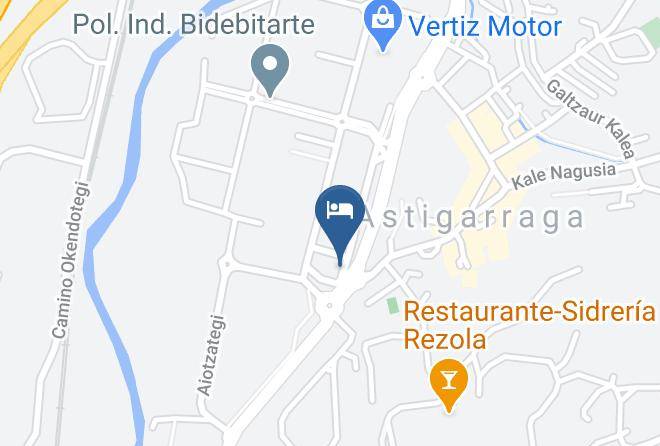 Gipuzkoa - Pension Txingurri Maps