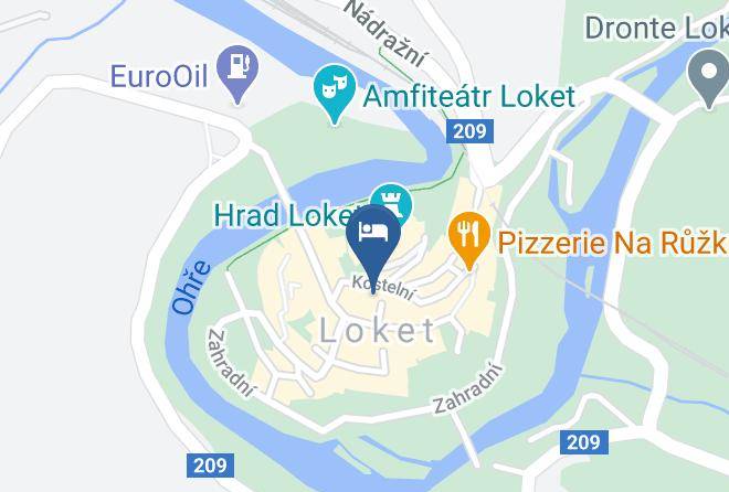 Sokolov - Pension U Fridy Maps