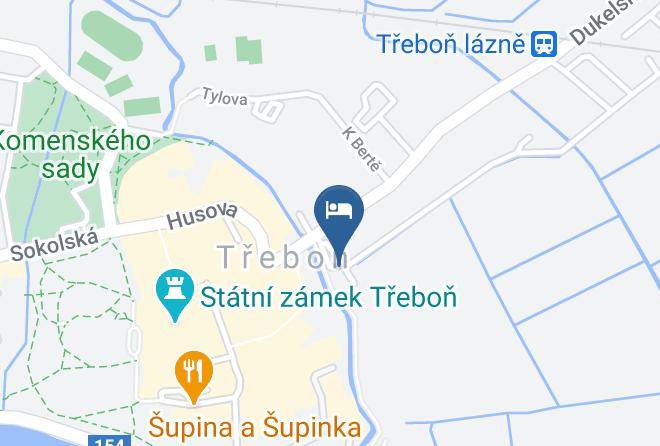 Jindrichuv Hradec - Pension U Kapra Maps