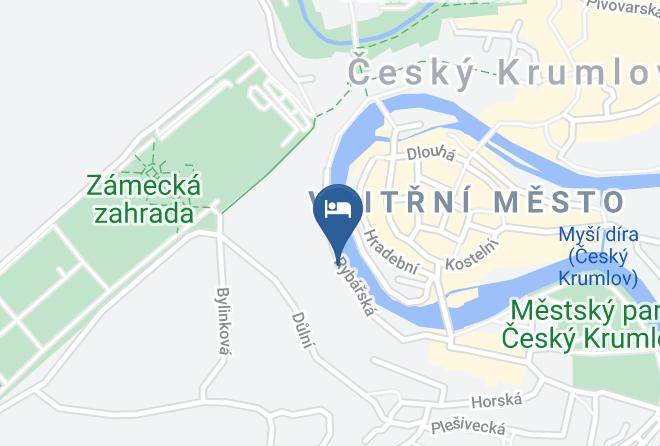 Cesky Krumlov - Hotel Vltavska Pohadka Maps