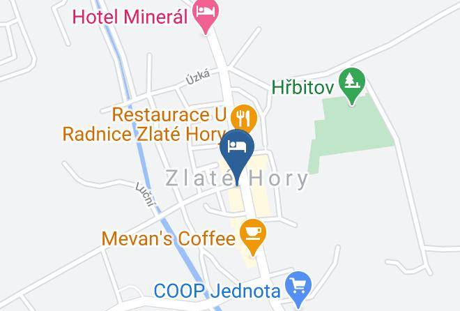 Jesenik - Pension U Modreho Zvonku Maps