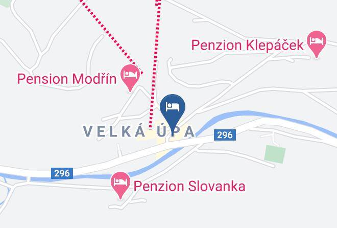 Trutnov - Pension U Pece Maps