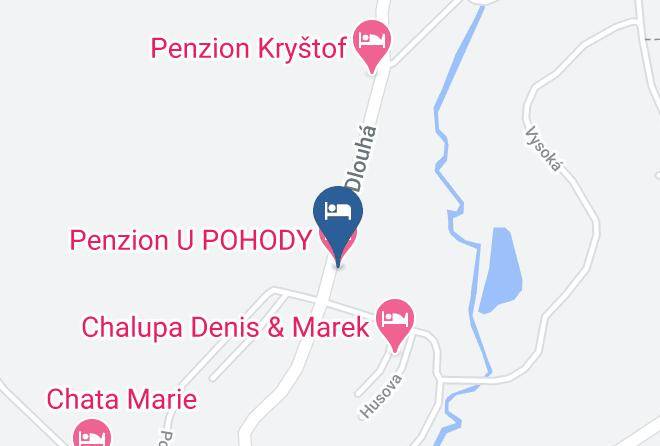 Chomutov - Pension U Pohody Maps