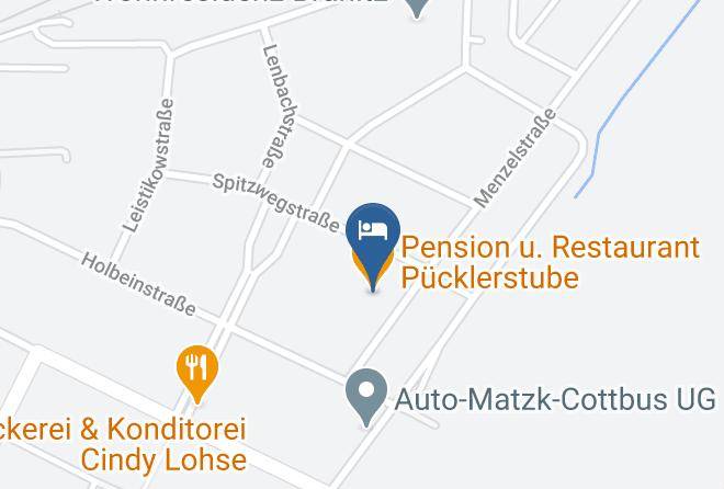 Cottbus - Pension U Restaurant Pucklerstube Maps