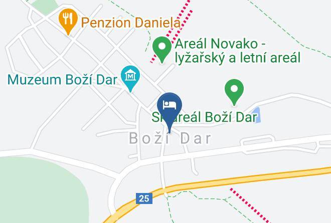 Carlsbad - Penzion A Kavarna Snehulak Maps