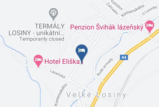 Sumperk - Pension U Spa Losiny Maps
