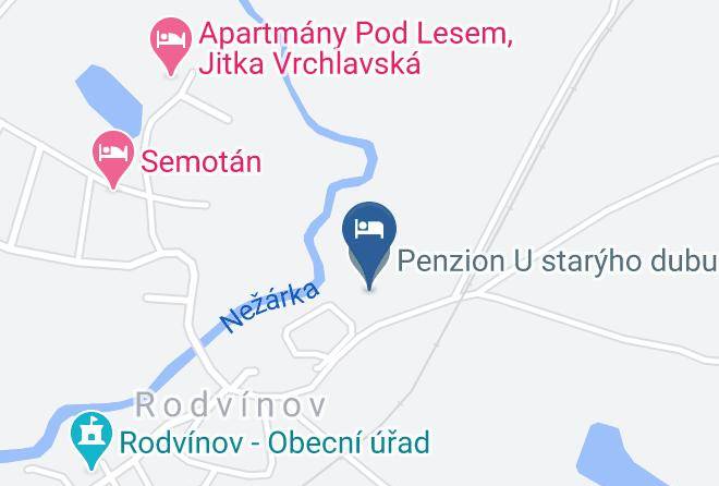 Jindrichuv Hradec - Pension U Staryho Dubu Maps