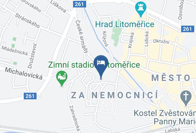 Litomerice - Pension U Svateho Vaclava Maps