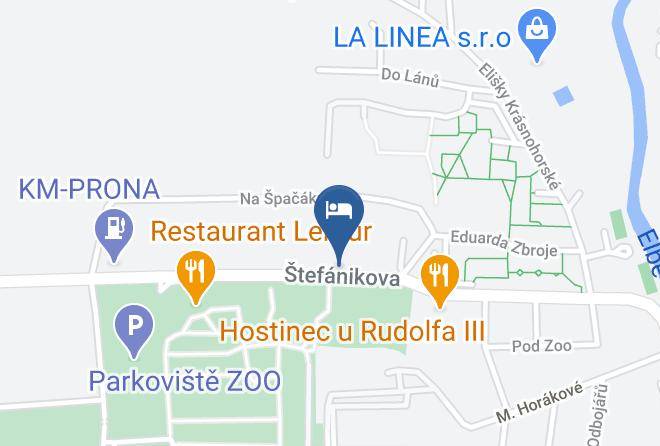 Trutnov - Pension U Venduly Maps