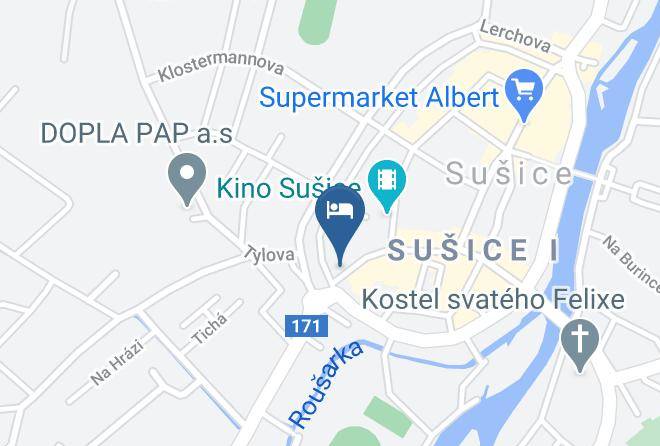 Klatovy - Pension U Vitovcu Maps