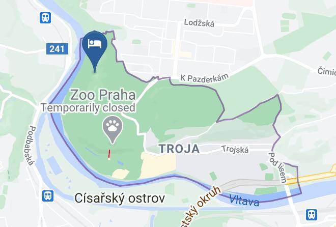 Prague - Pension U Zoo Maps