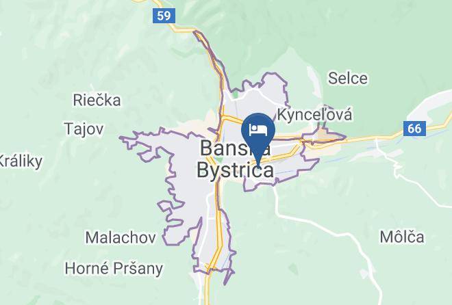 Banska Bystrica - Pension Uhlisko Maps