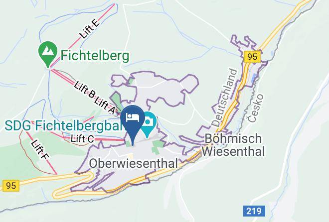 Erzgebirgskreis - Pension Und Cafe Konig Maps