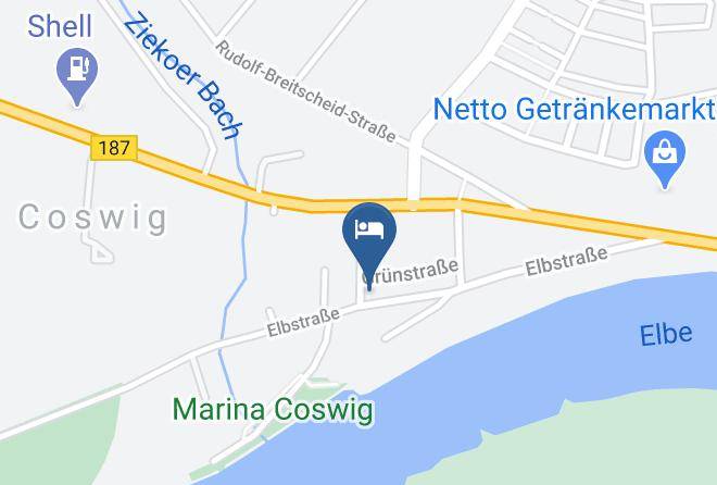 Wittenberg - Pension Und Ferienwohnung Elbstrase Maps