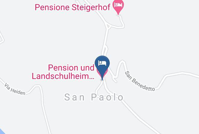 Bolzano - Pension Und Landschulheim Schneiderhof Maps