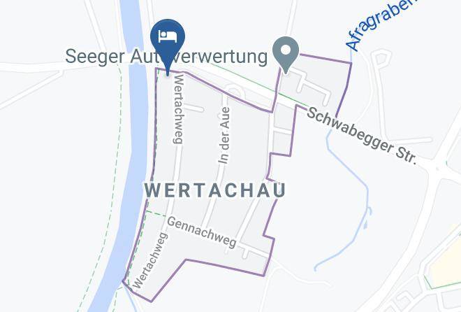 Augsburg - Pension Und Restaurant Zur Wertachau Maps