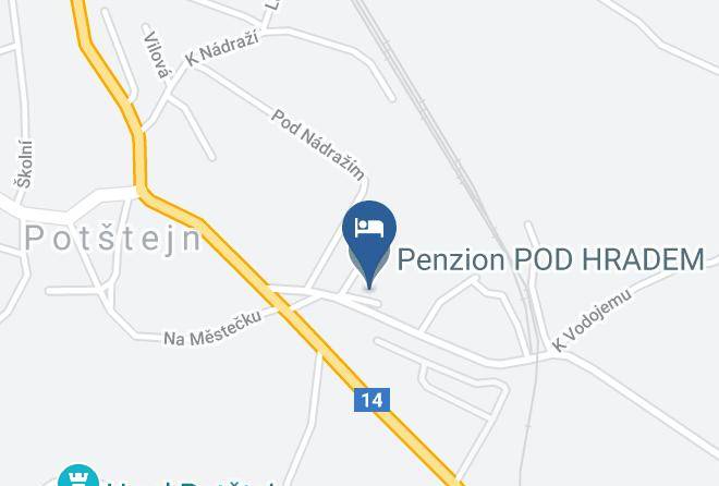 Rychnov Nad Kneznou - Pension Under The Castle Maps