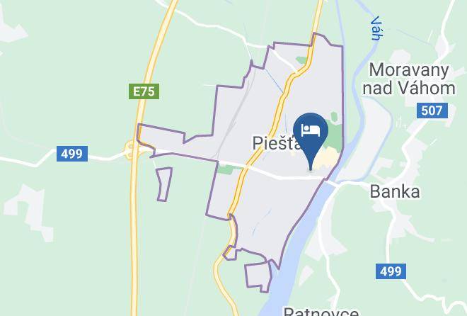 Piestany - Pension Under The Tower Laila Maps