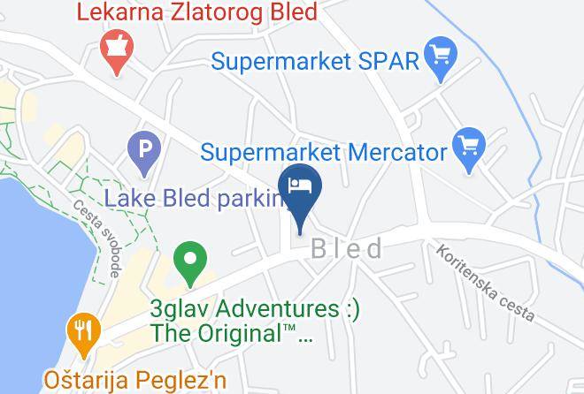 Bled - Pension Union Maps