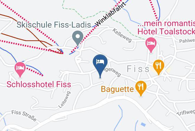 Landeck - Pension Untersenes Maps