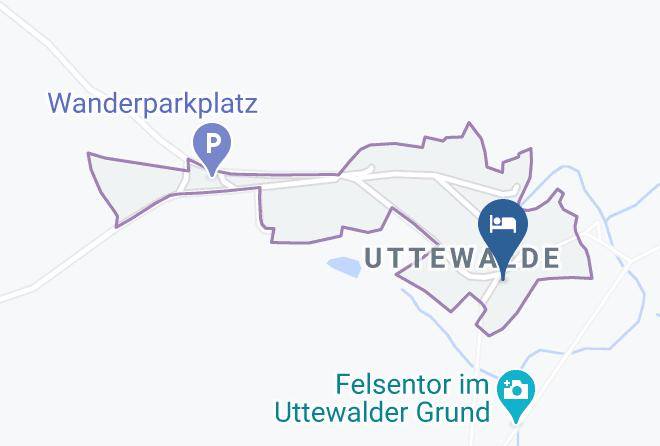 Sachsische Schweiz Osterzgebirge - Pension Uttewalde Maps