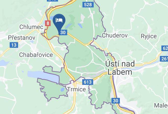 Usti Nad Labem - Pension Uzin Usti Nad Labem Maps