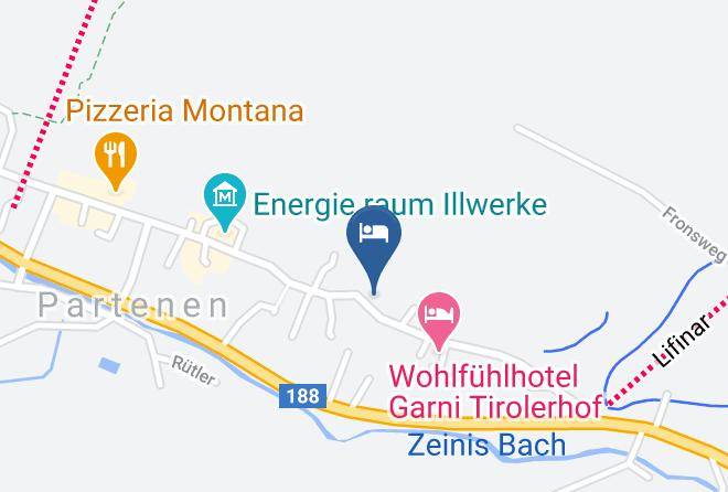 Bludenz - Pension Valbella Maps