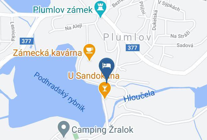 Prostejov - Pension Ve Mlyne Maps
